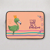 Green Flamingo Laptop Sleeve