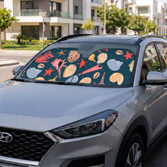 Sea Shell Car Sun Shade