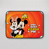 Mickey & Minnie Cartoon Laptop Sleeve