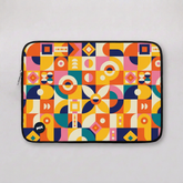 Modern Abstract Colorful Pattern Laptop Sleeve