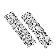 Monster Line Seat Belt Cover, Set of 2 Covers