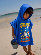 Kids Poncho - Sonic | Polyester