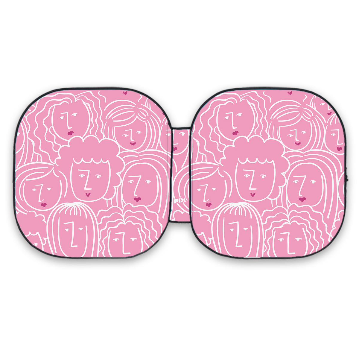It's a Woman's World Pink Car Sun Shade PIX Gift Store