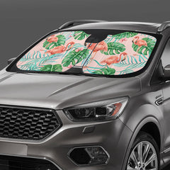 مظلة سيارة زهور