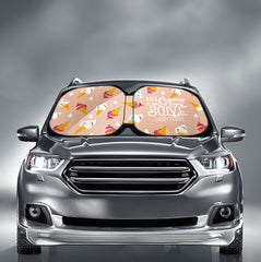 مظلة سيارة زهور