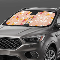 مظلة سيارة زهور