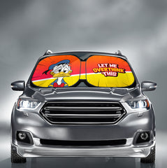 مظلة سيارة زهور