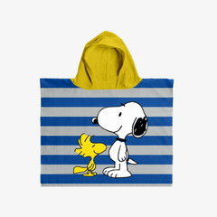Kids Poncho - Snoopy & Woodstock | Microfiber