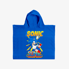 Kids Poncho - Sonic | Microfiber