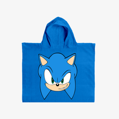 Kids Poncho - Sonic Boom | Microfiber