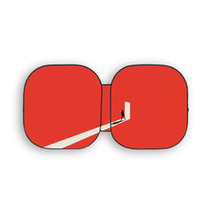 Red Shadow Car Sun Shade