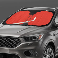 Red Shadow Car Sun Shade