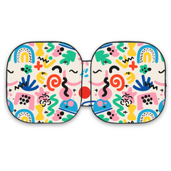 مظلة سيارة زهور