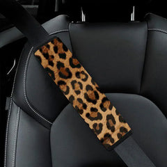 Leopard Seat Belt Cover, Set of 2 Covers