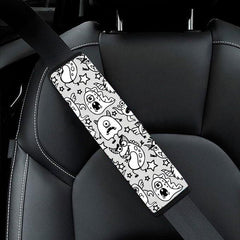 Monster Line Seat Belt Cover, Set of 2 Covers