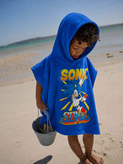 Kids Poncho - Sonic | Microfiber