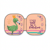 Green Flamingo Sun Shade