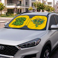 مظلة سيارة زهور