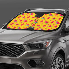 مظلة سيارة زهور