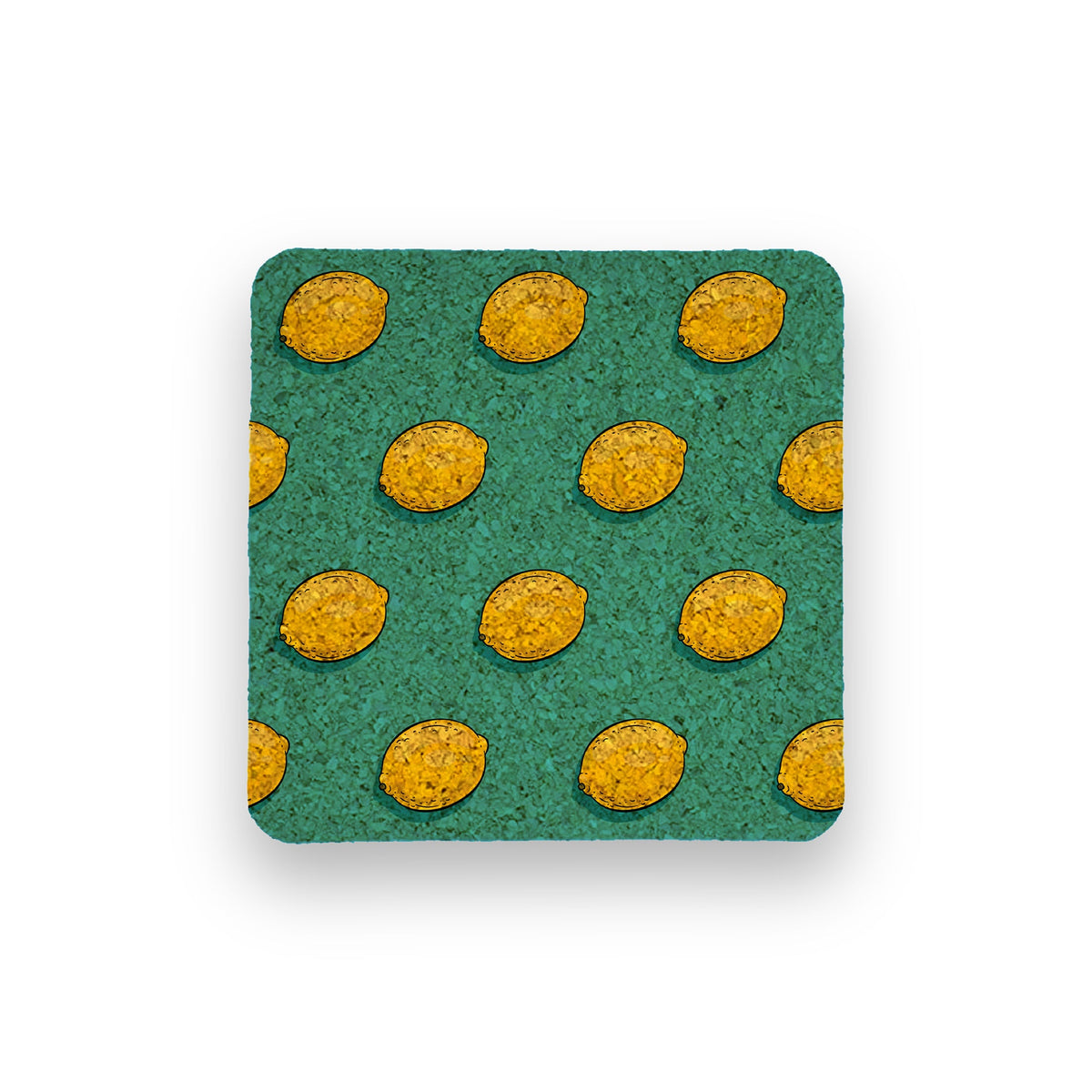 🎁 Green Lemon Cork Coaster (100% off)