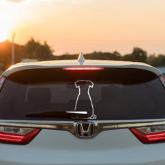 Puppy Vinyl Car Sticker