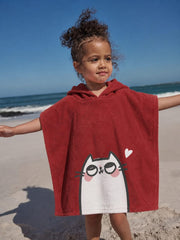 Kids Poncho - Slip stop | Microfiber