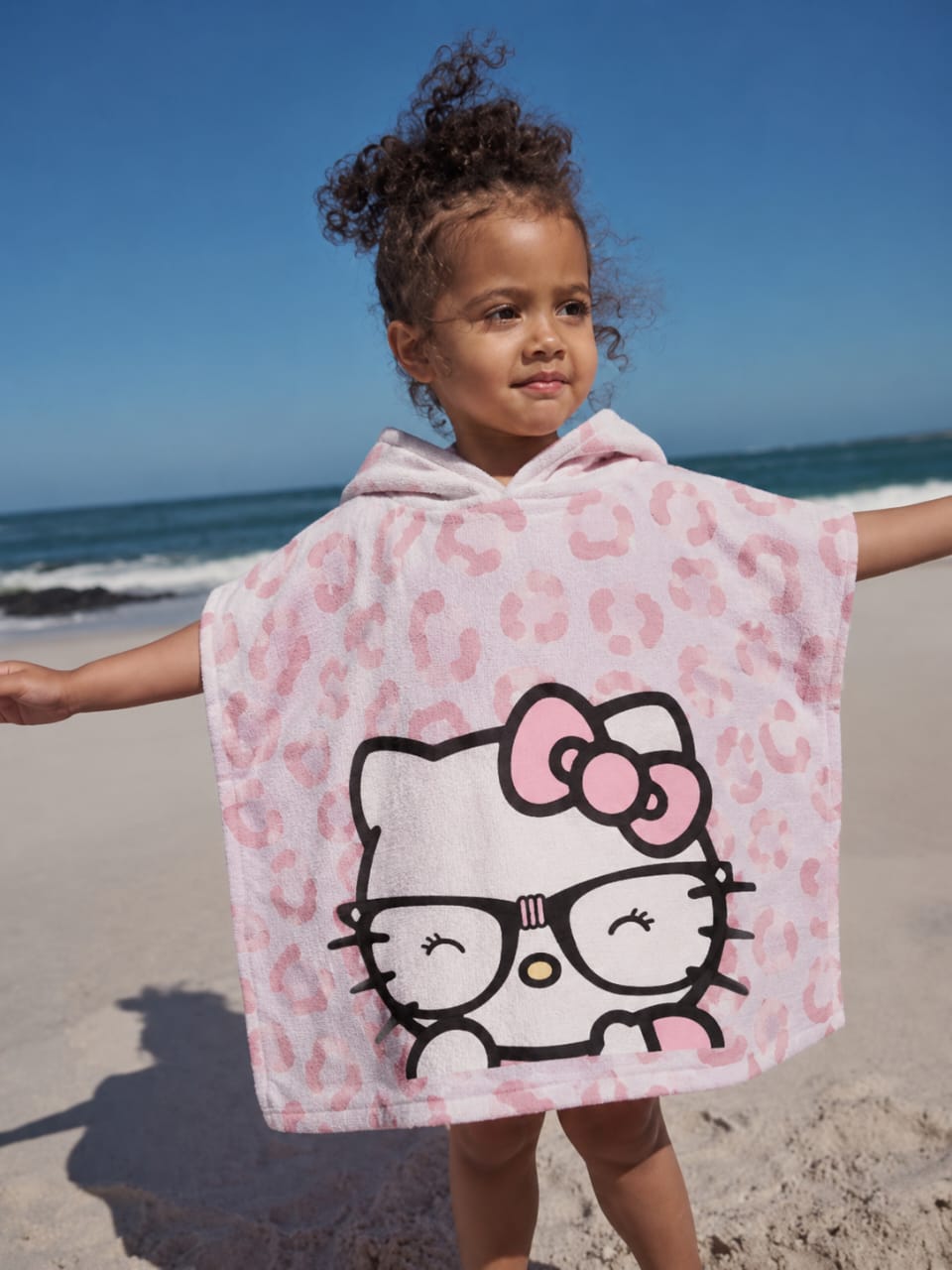 Kids Poncho - Hello Kitty | Microfiber