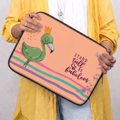 Green Flamingo Laptop Sleeve