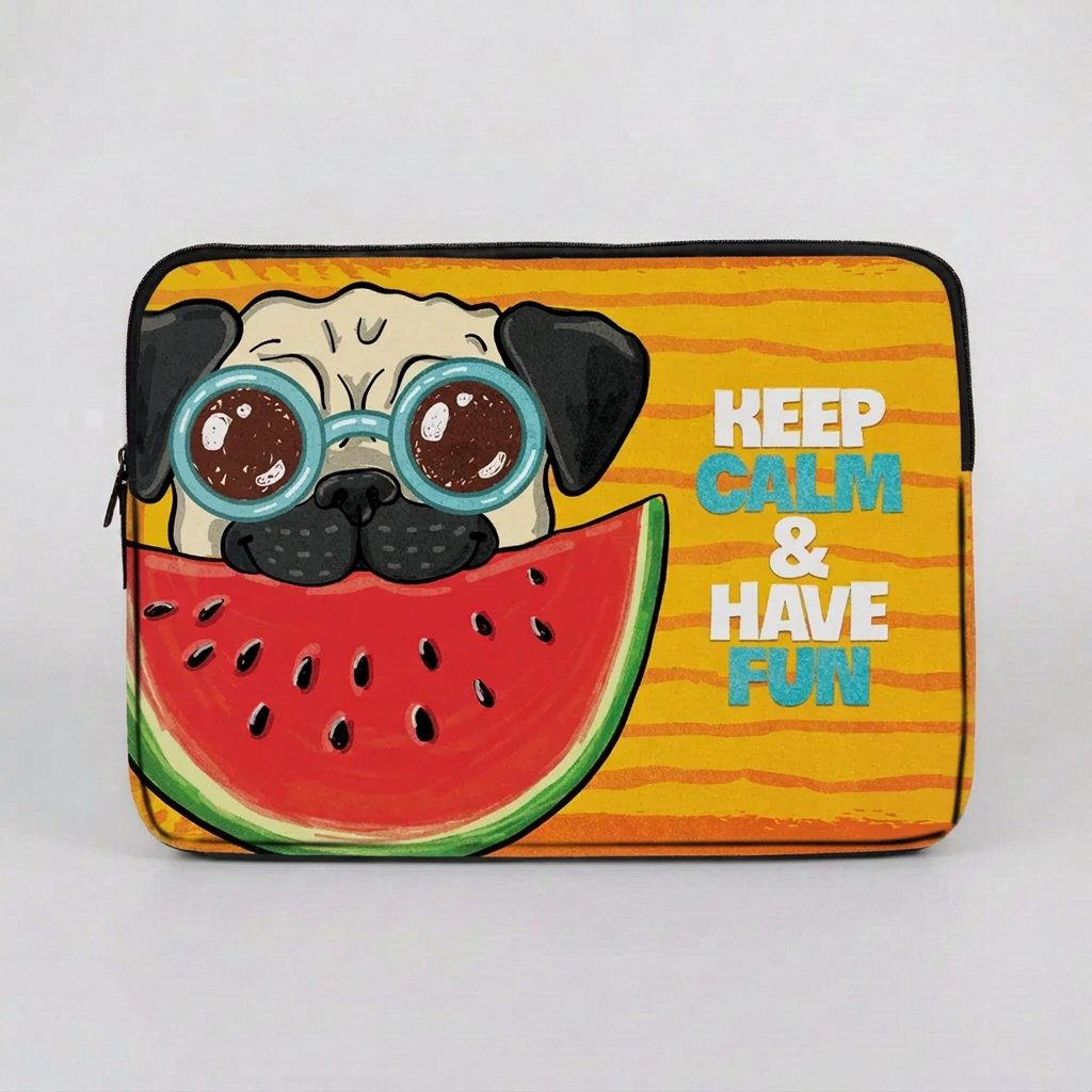 Calm Bulldog Laptop Sleeve