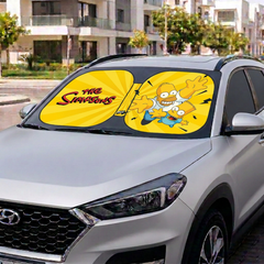 Homer & Bart Simpson Sun Shade
