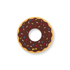 Brown Donut Coaster