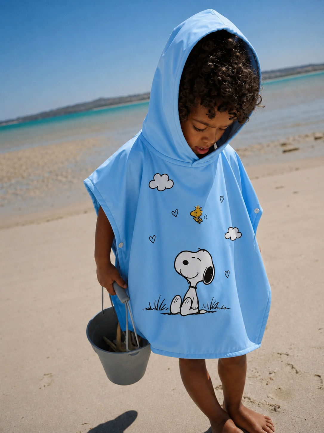 Kids Poncho - Snoopy | Polyester