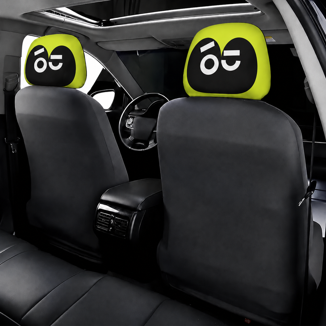 Green Symbols Seat Head Cover