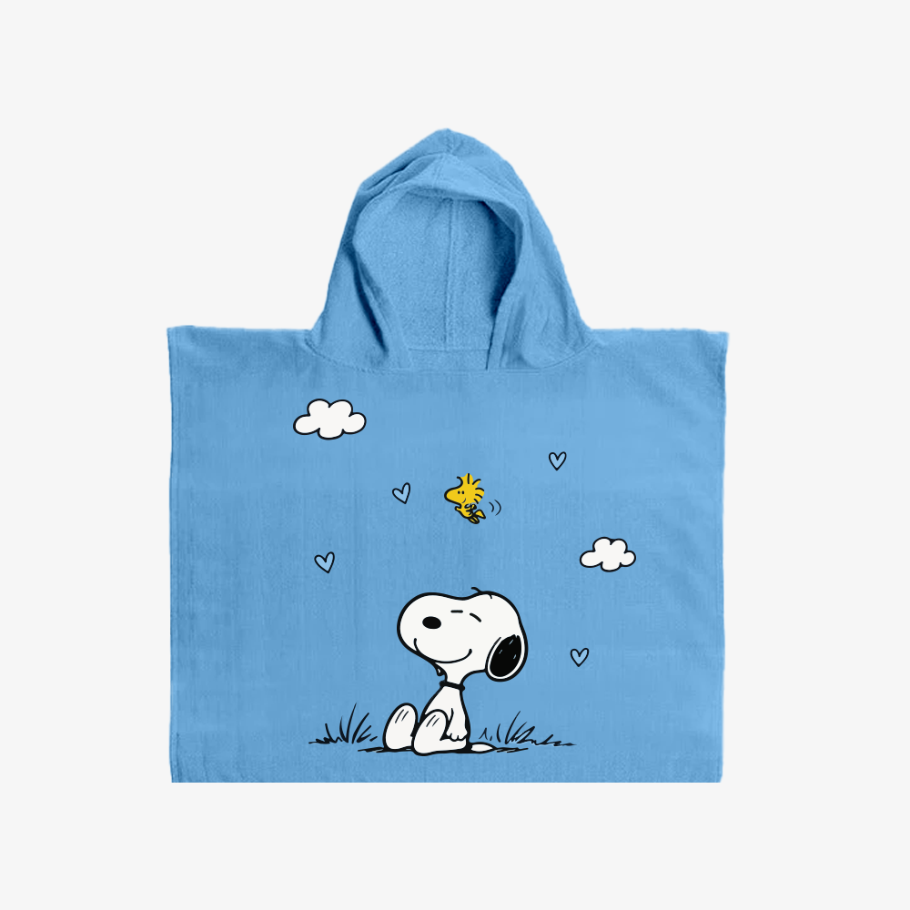 Kids Poncho - Snoopy| Microfiber