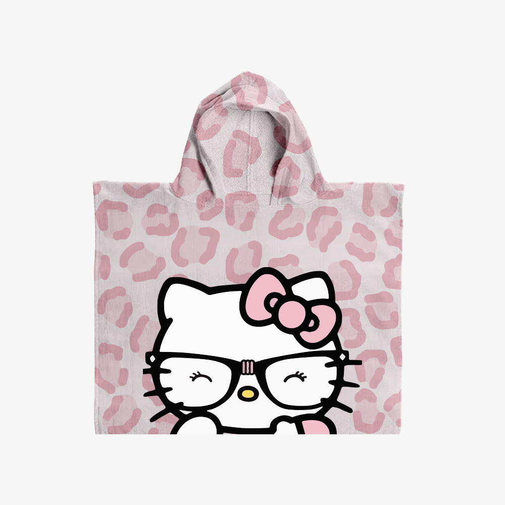 Kids Poncho - Hello Kitty | Microfiber