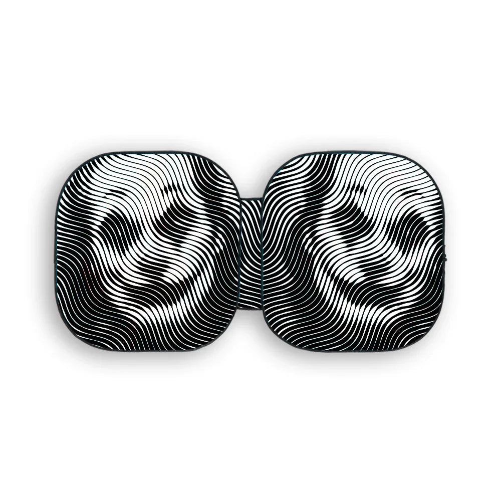 Wavy Joler Car Sun Shade