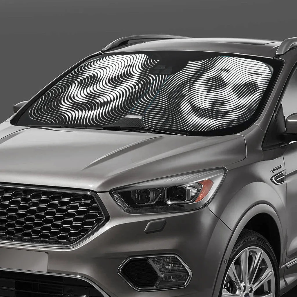 Wavy Joler Car Sun Shade