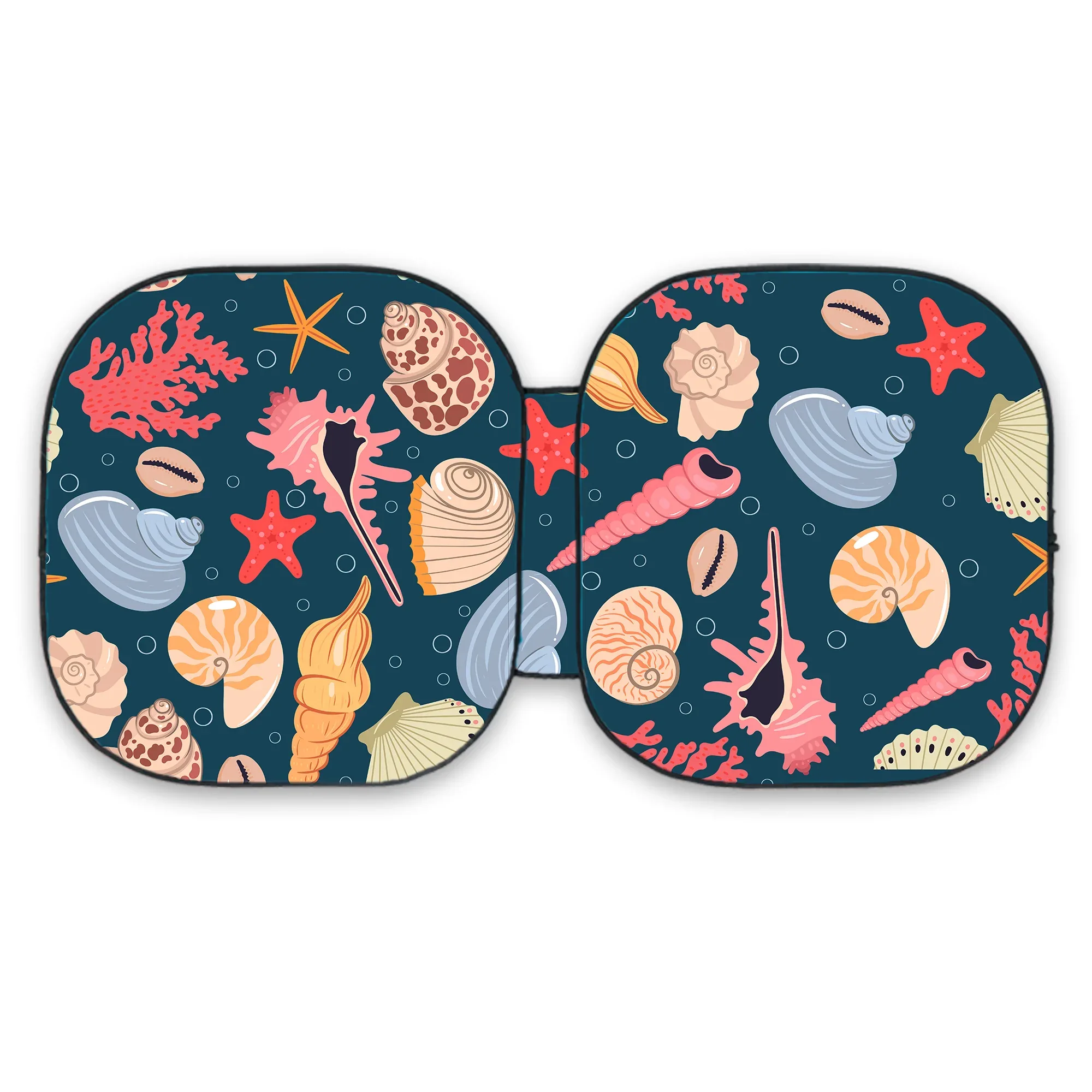 Sea Shell Car Sun Shade