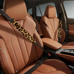 Leopard Seat Belt Cover, Set of 2 Covers