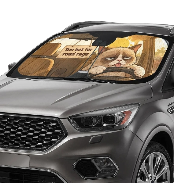 Captain Cat Car Sun Shade