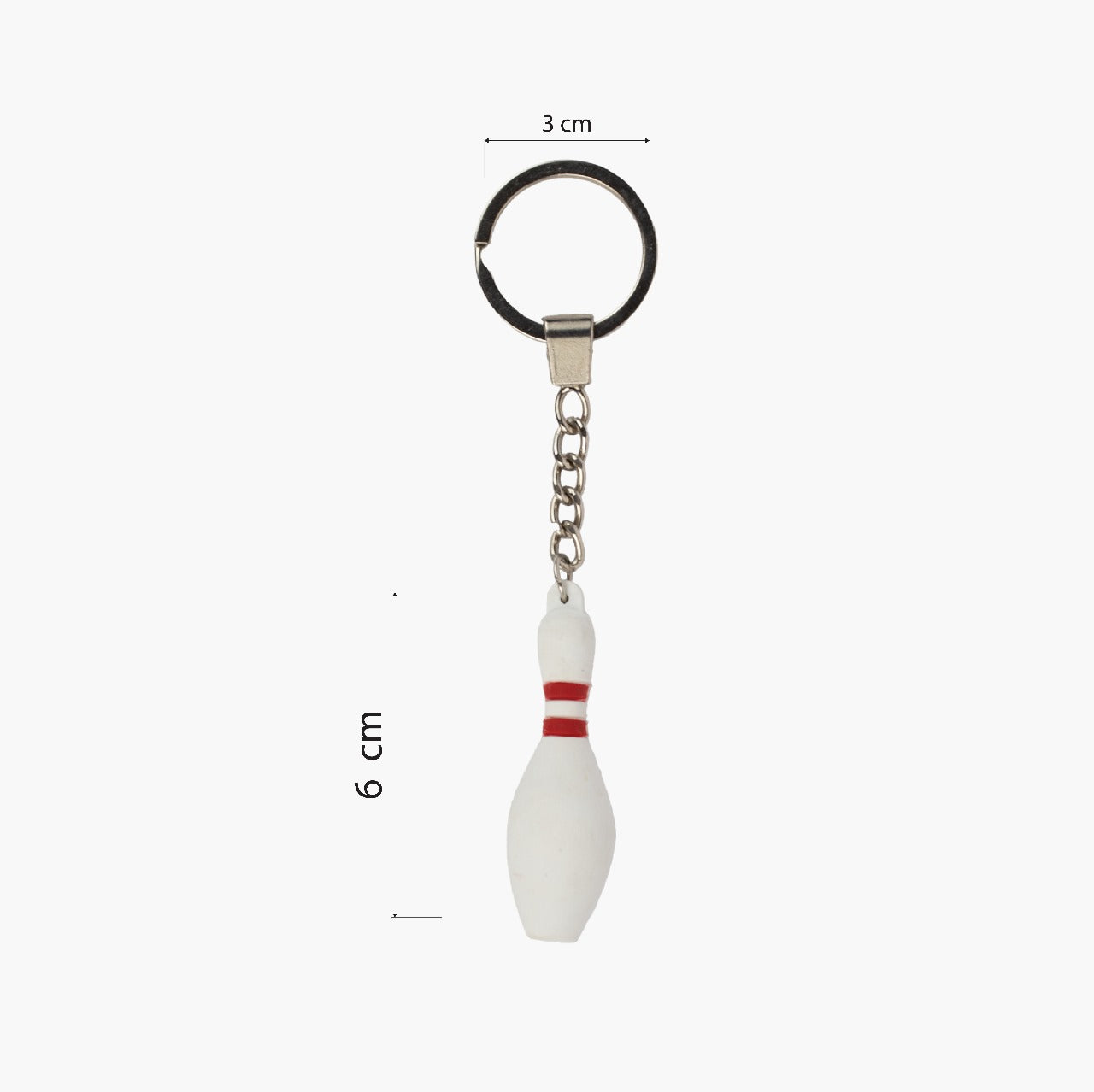 Bowling Pin Keychain