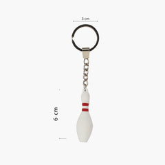 Bowling Pin Keychain