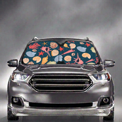 Sea Shell Car Sun Shade