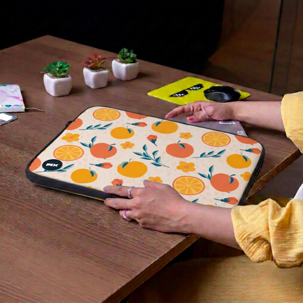 Orange Fruit Laptop Sleeve