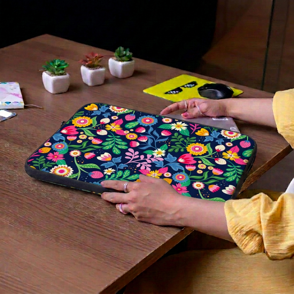 Floral Laptop Sleeve