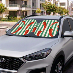 مظلة سيارة زهور