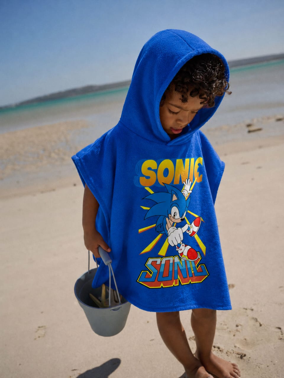 Kids Poncho - Sonic | Microfiber