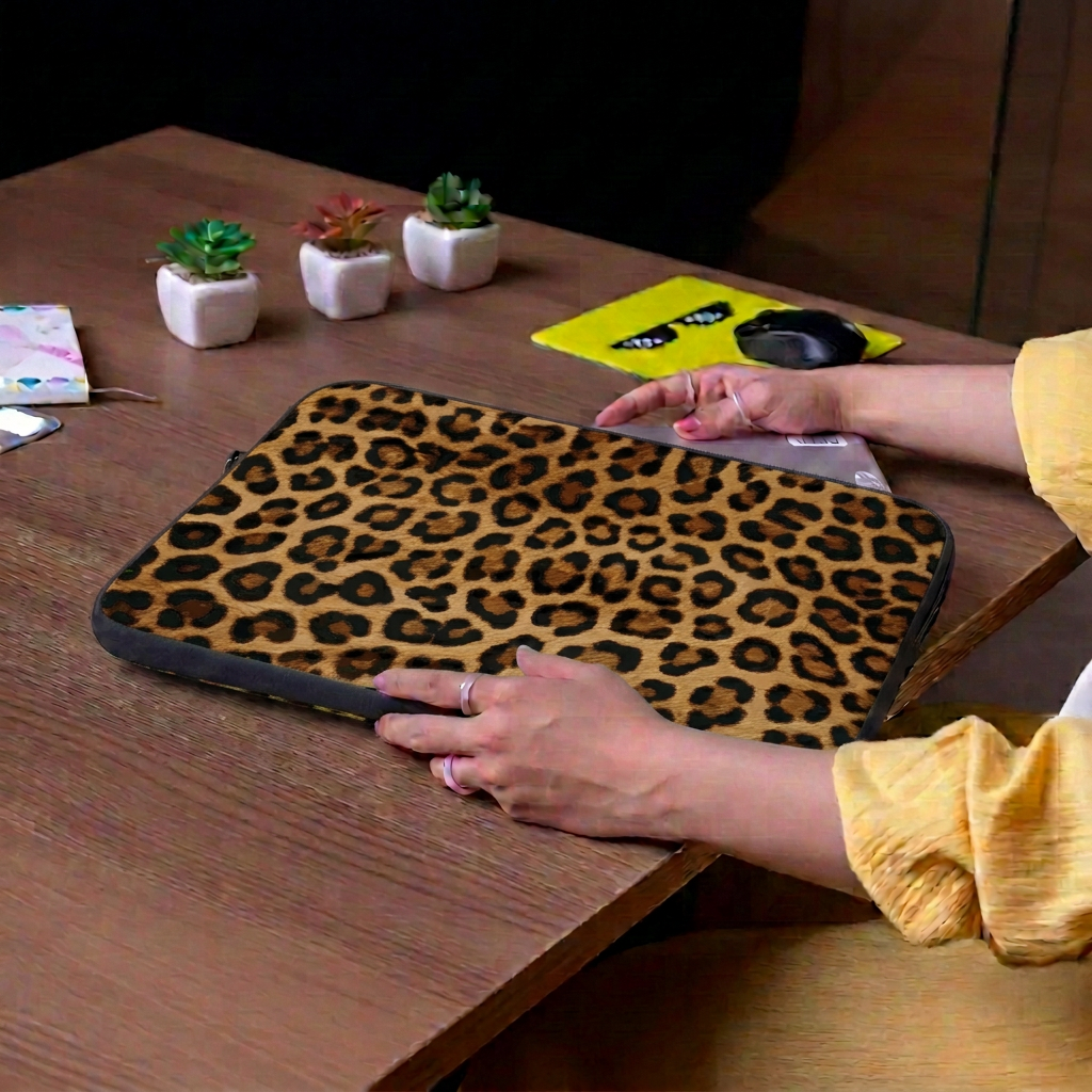 Leopard Laptop Sleeve