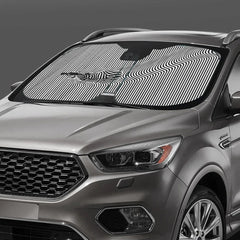 Wavy Drive Car Sun Shade