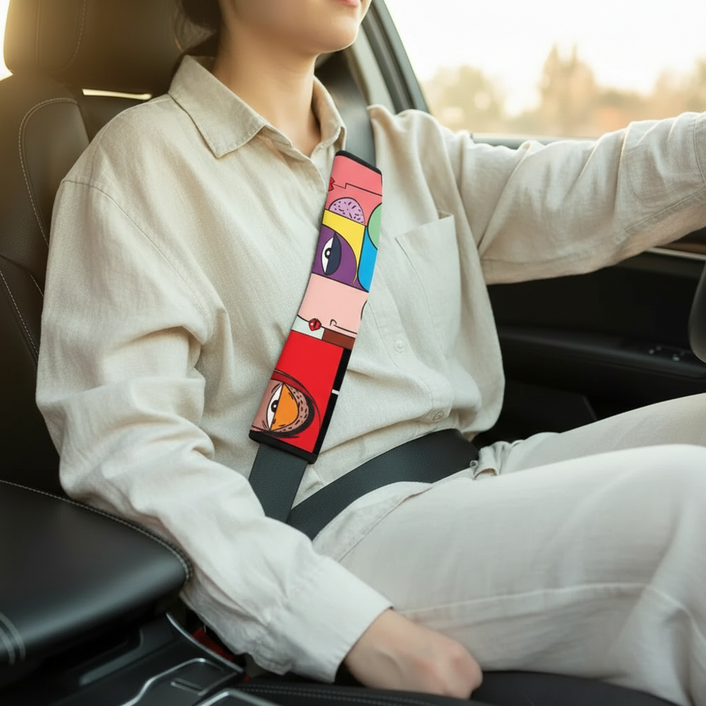 Art Drive seat belt cover lifestyle photo